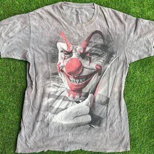 Creepy Clown T-Shirt – Vintage Style – Size XL
